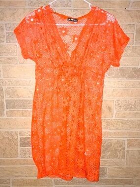 B.Split Swimsuit Cover Up/Dress